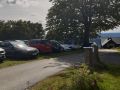 Freizeitheim - Sicht von oben mit Parkplatz